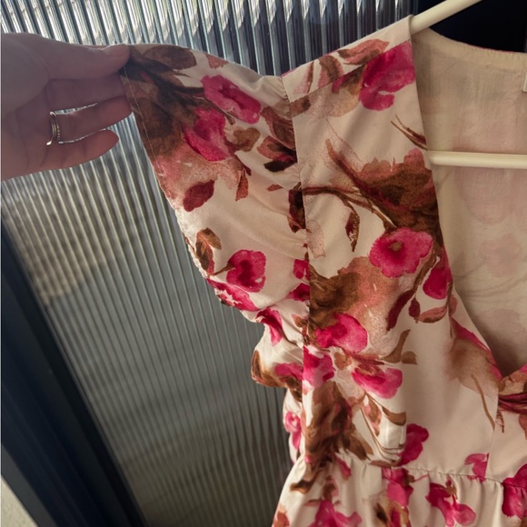 A&F Floral Ruffle Mini Dress - Picture 5 of 6